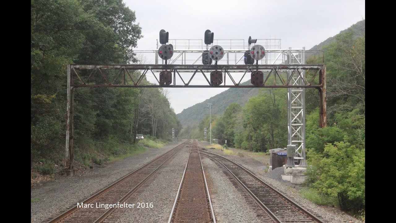 Viewing the NS Pittsburgh Line from Harrisburg to Pittsburgh Amtrak Trip P2