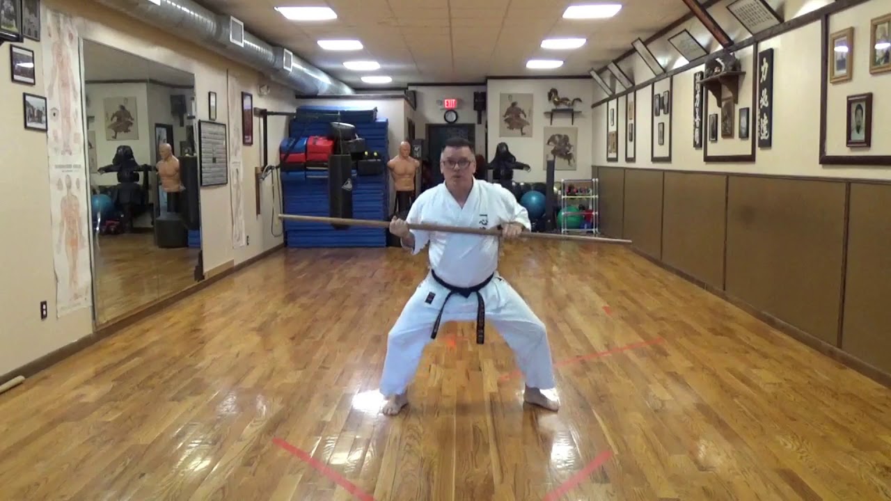Isshin Ryu Tokumine no Kun Bo Kata by Michael Calandra