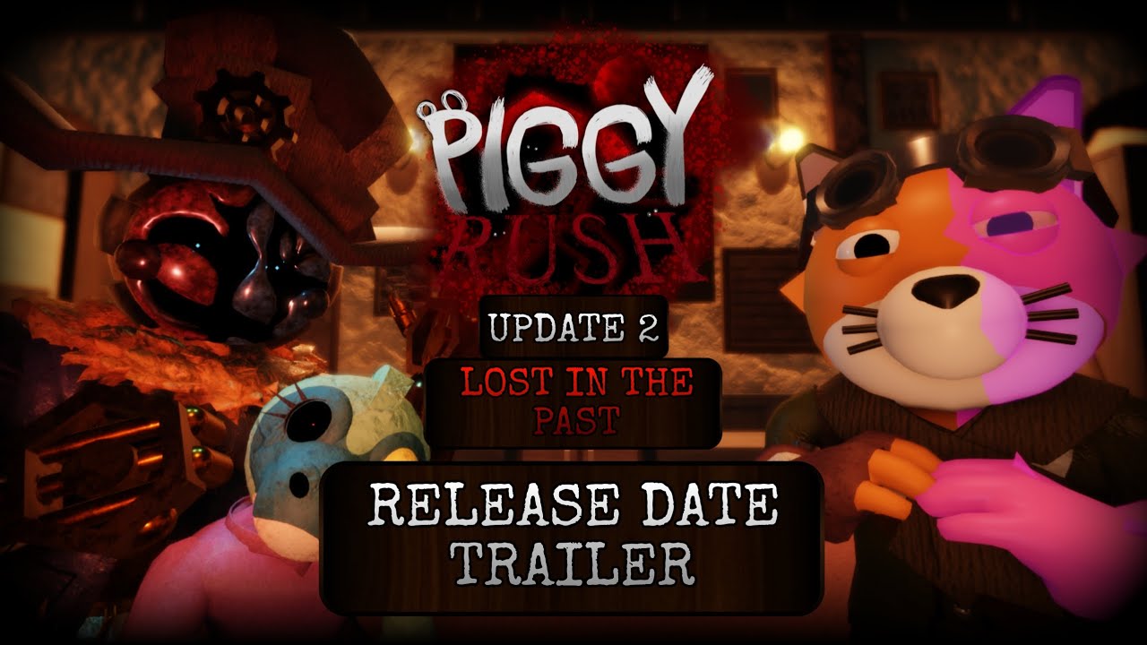 PIGGY RUSH UPDATE 2 (Lost in the past) RELEASE DATE TRAILER!!🏃 🦊