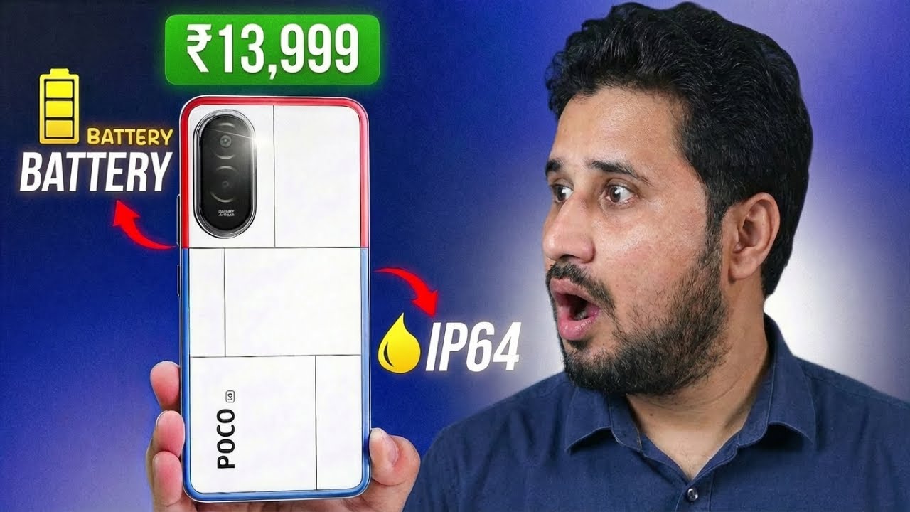 POCO M7 Plus 5G Unboxing & First Look ⚡ 7000mAh Battery, 144Hz Display @ ₹12,999*! 🔥