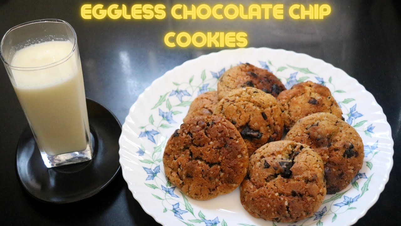 The Best Eggless Chocolate Chip Cookie Recipe I Christmas Recipe I Foodie Being Moody