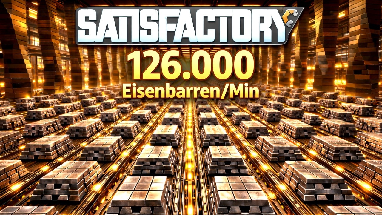 126.000 Eisenbarren/Min - Meine Eisenerzfabrik