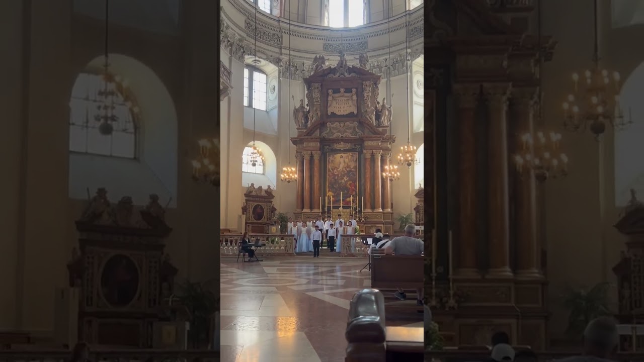 Preghiera sung by Ka-on Kim @ Salzburg Dom Austria