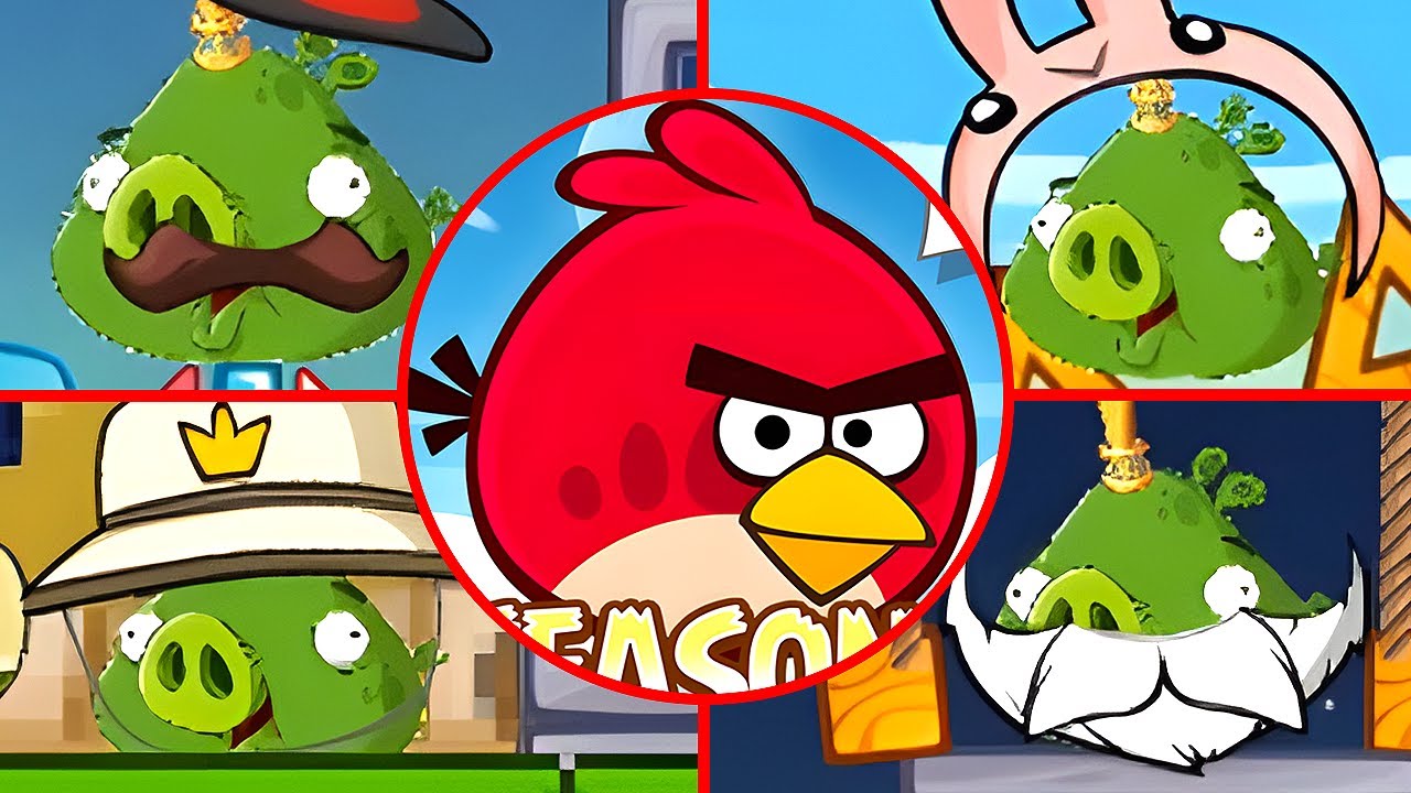 Angry Birds Reseasons - All Bosses (Boss Fight)