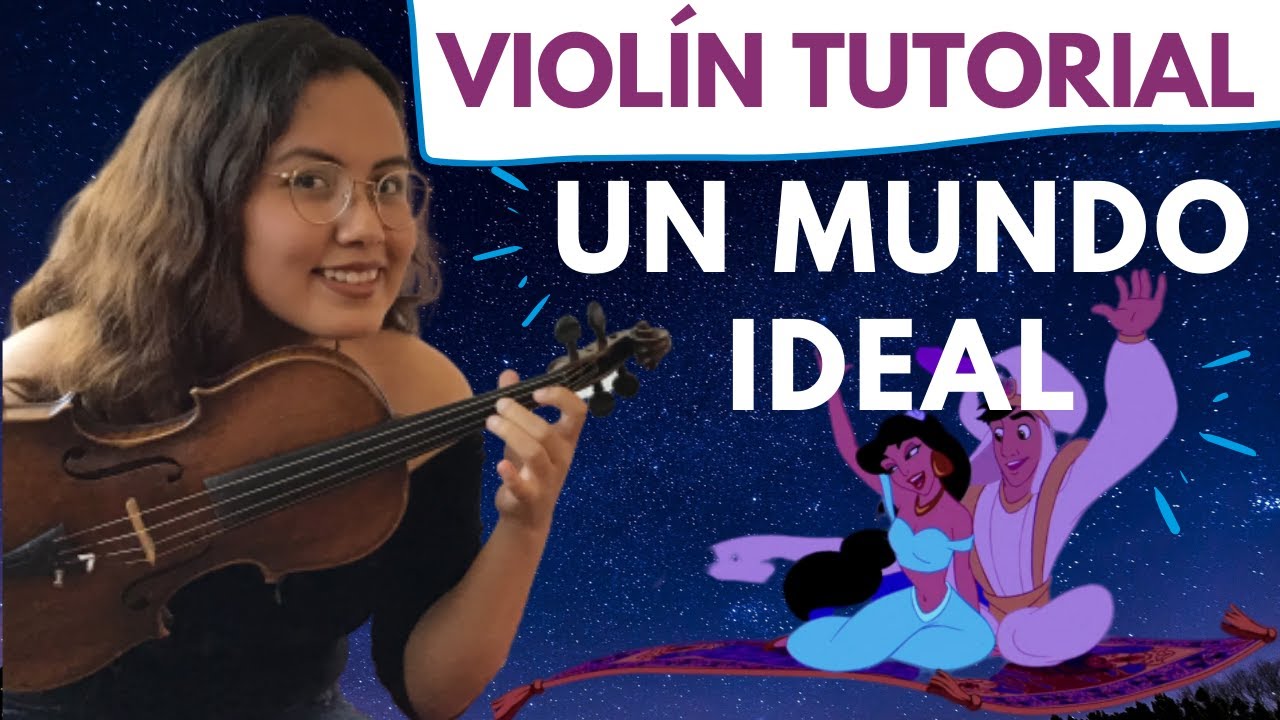 ⚜️Toca PASO POR PASO “Un mundo ideal” en violín🎻 (FÁCIL)😱✨|| MagLuna