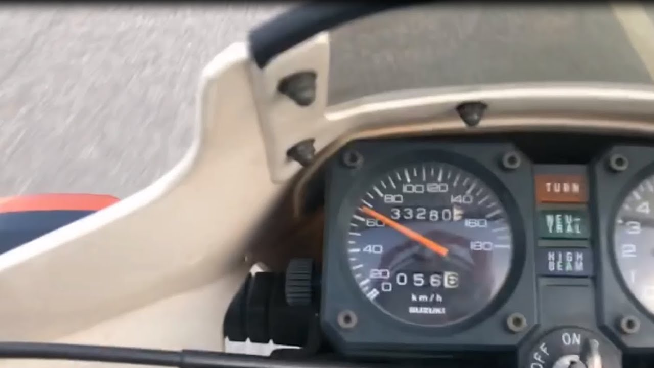 Suzuki DR 600 DJEBEL Sound, 0-100 and Top Speed
