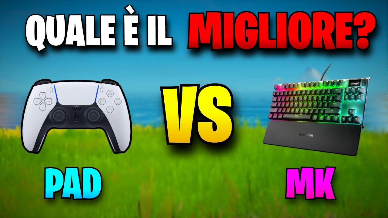 PAD vs MOUSE e TASTIERA su Fortnite! Quale è il migliore?