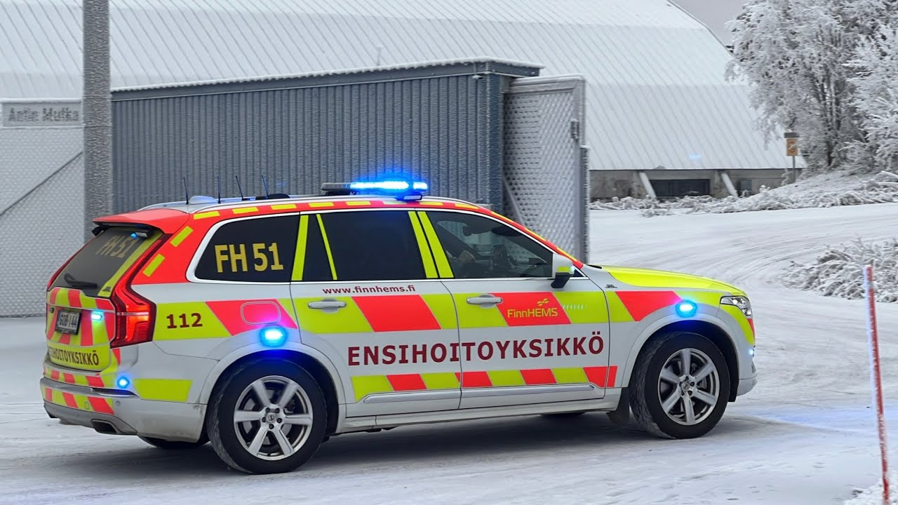 FinnHEMS FH51:n maayksiköiden esittely.