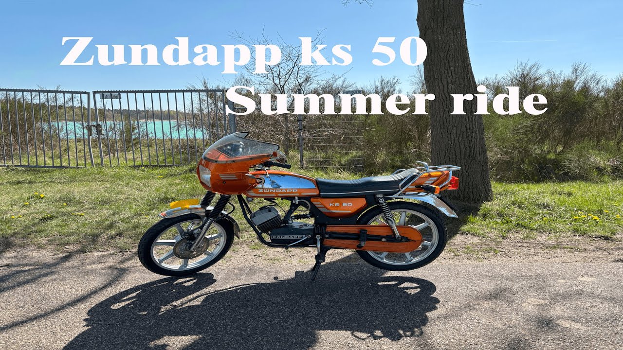 Zündapp KS 50 (529) 2-Stroke GoPro Ride | Classic Moped Summer POV