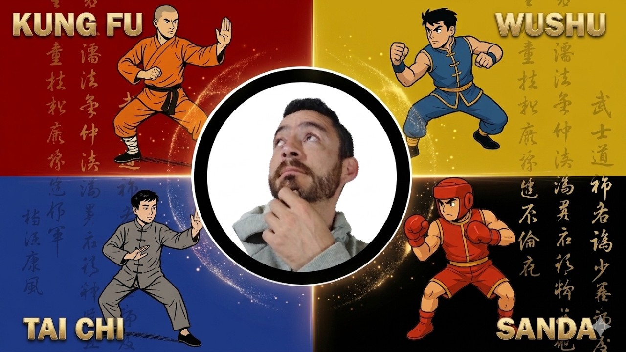 KUNG FU vs WUSHU vs TAI CHI vs SANDA  - La Verdad Como Nadie te lo Muestra!