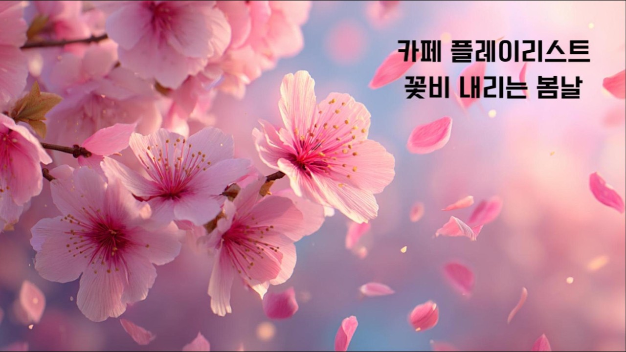 카페 플레이리스트 - 꽃비 내리는 봄날