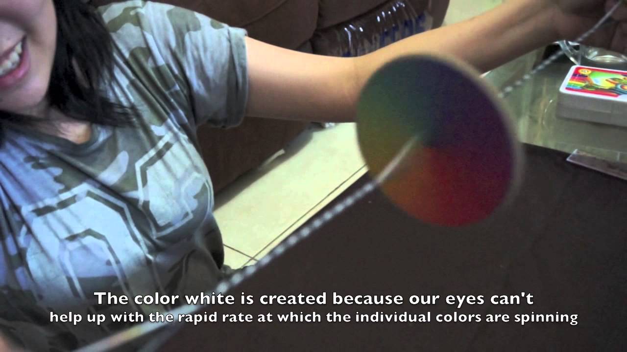 The Disappearing Color Wheel Experiment