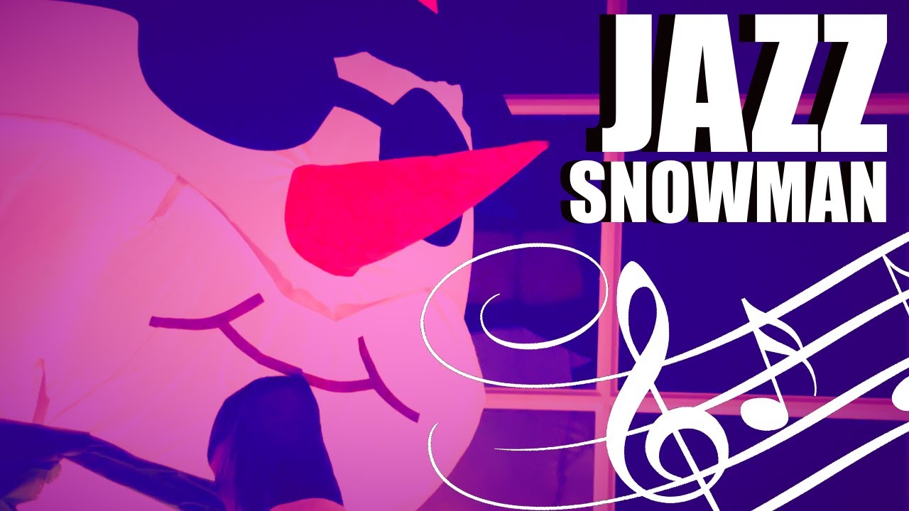 2021: Gemmy Airblown Inflatable Saxophone Snowman Review [4K]