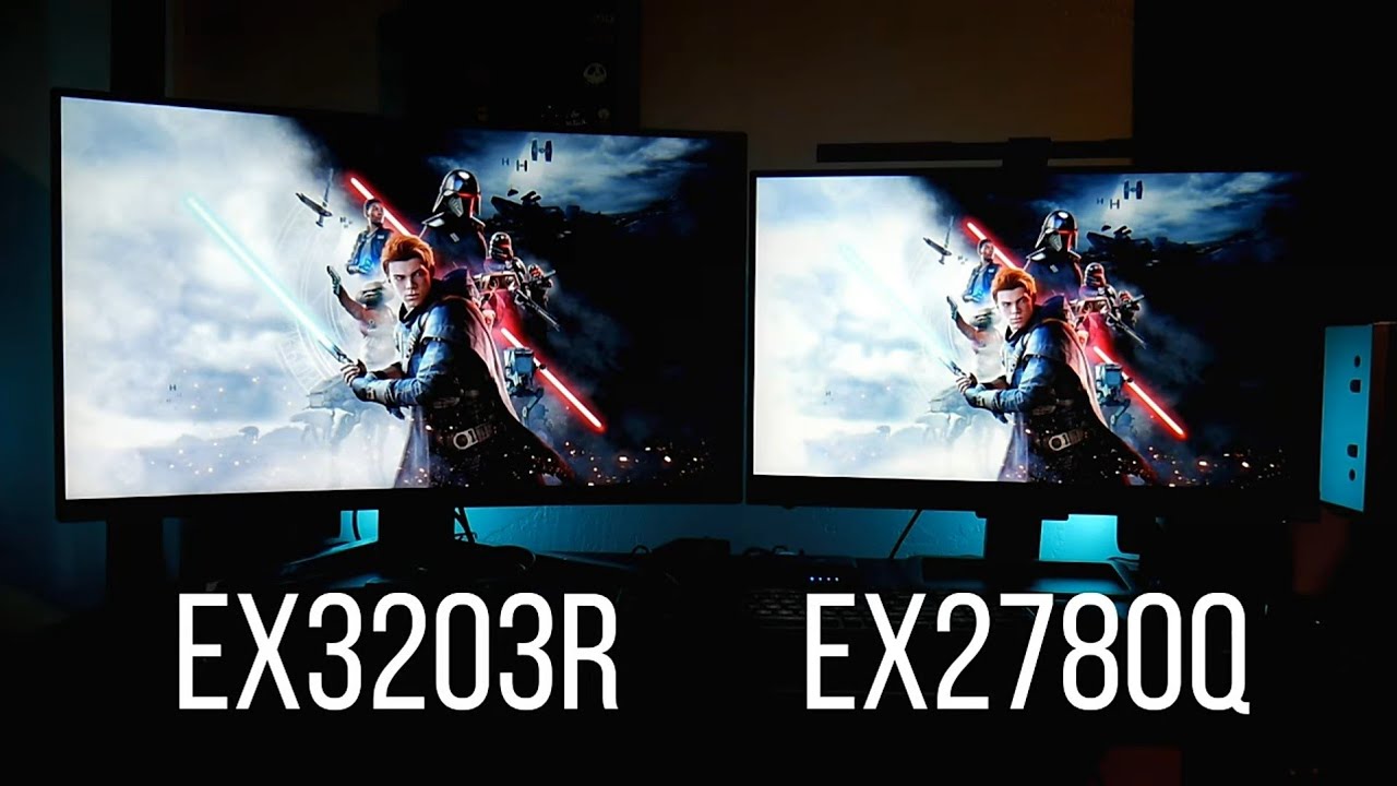 BenQ EX3203R vs EX2780Q Best Gaming monitors for Xbox one X and PS4