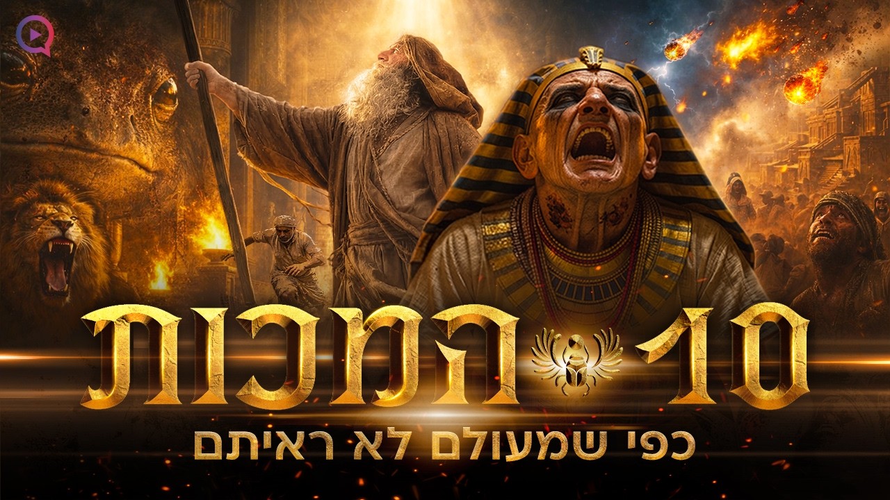 10 המכות במצרים כמו שלא ראיתם מעולם - סרט פסח AI מטורף