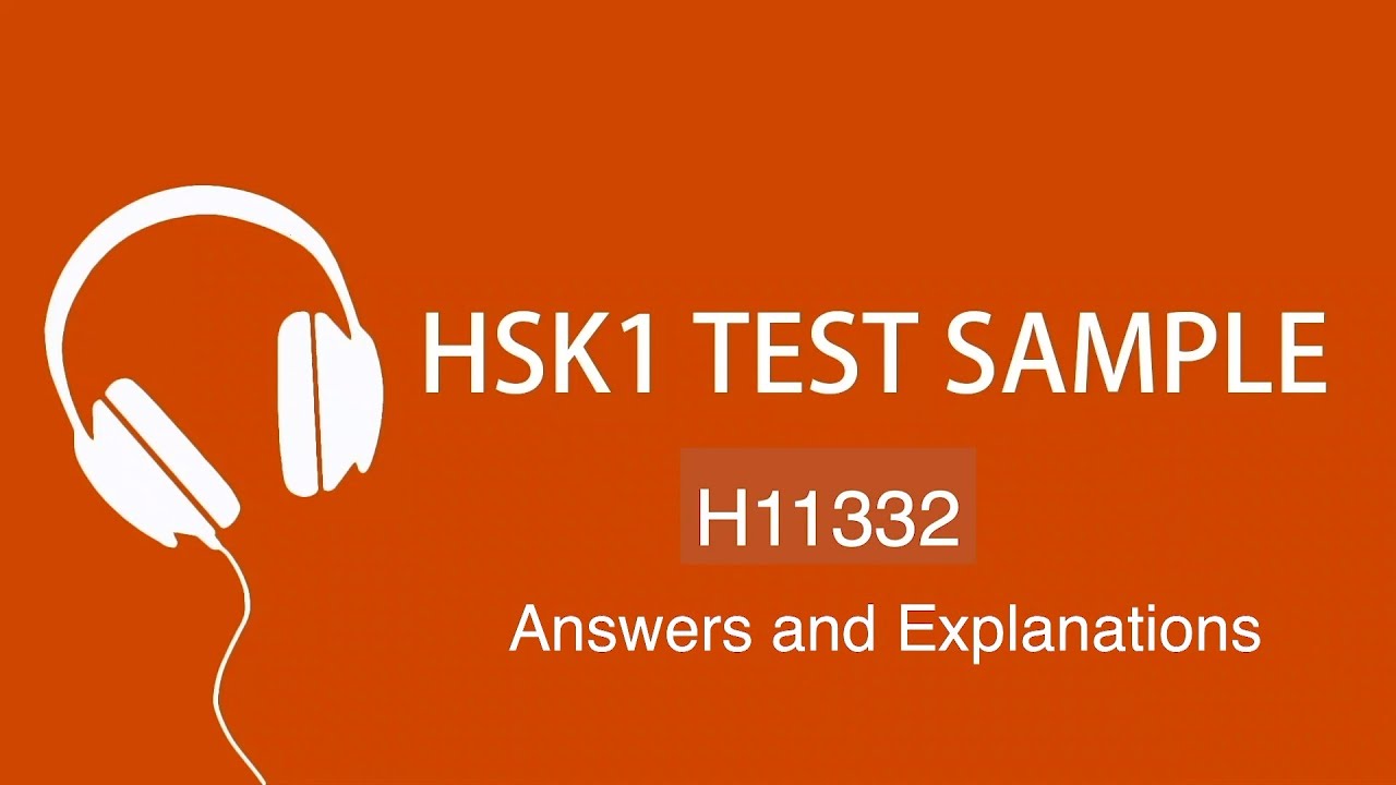 HSK1 TEST | The Answer and Explanation of H11332.Check how many scores you can get.
