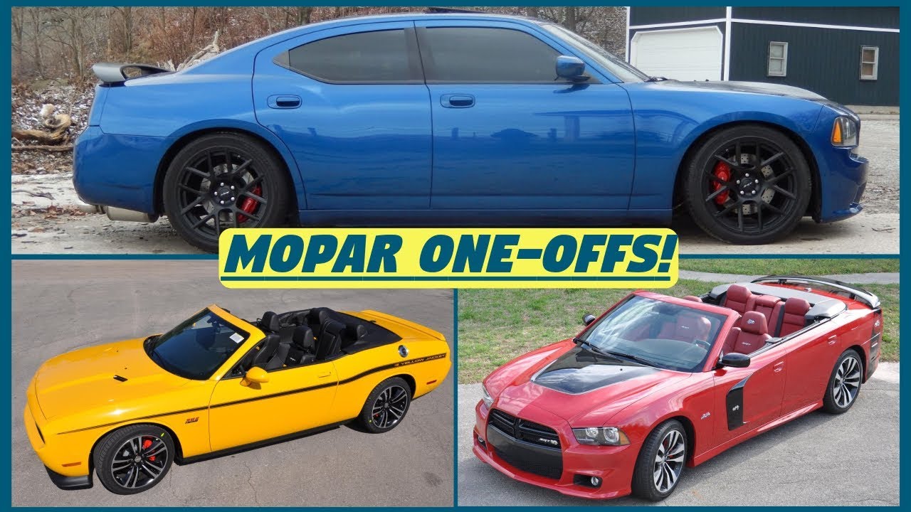 Mopar Rare One-Off Builds - Dodge Charger Manual & Challenger/Charger Convertibles!