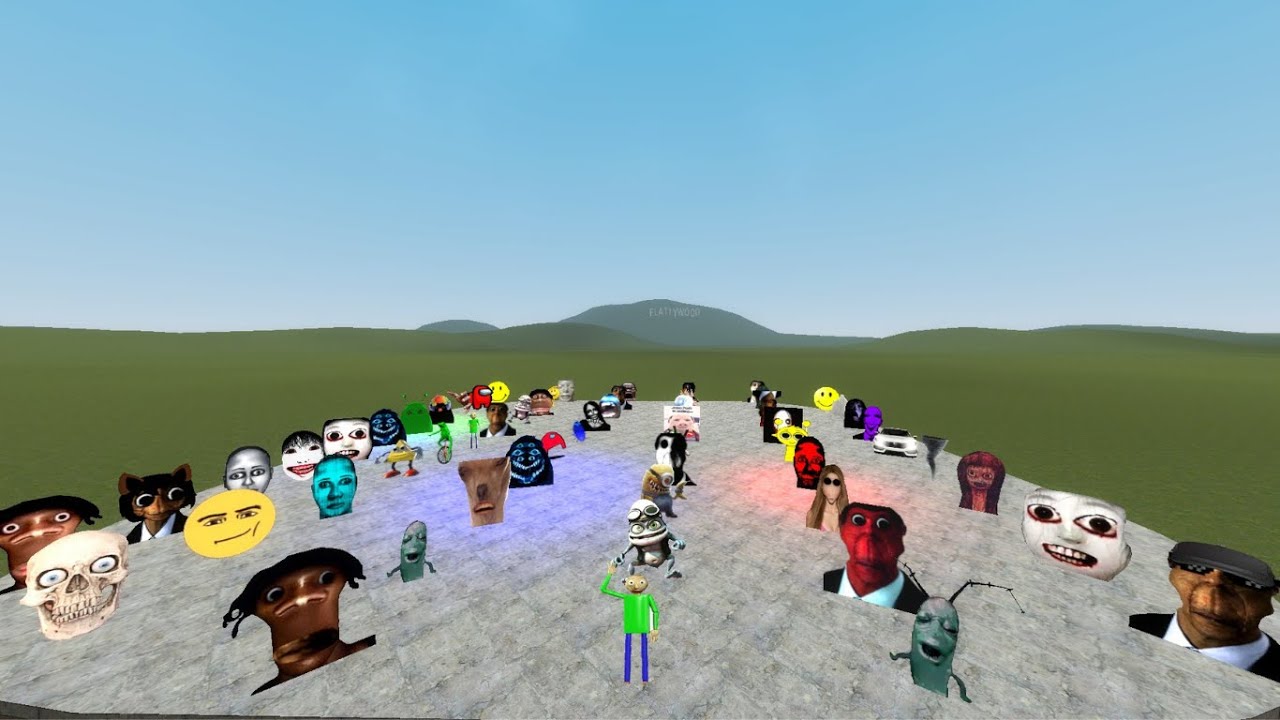 Too Much Nextbot And Alien Munci Nextbot In Maze Garry's Mod  