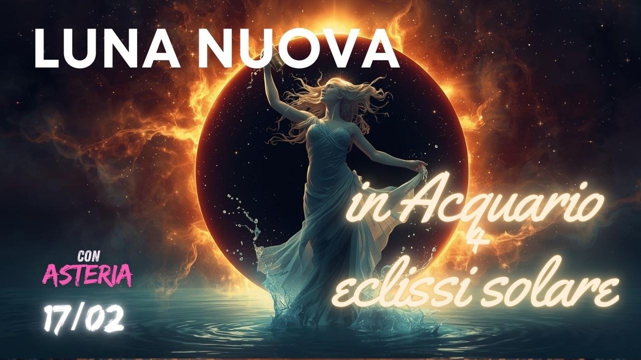 Luna nuova in Acquario + eclissi solare 17/02