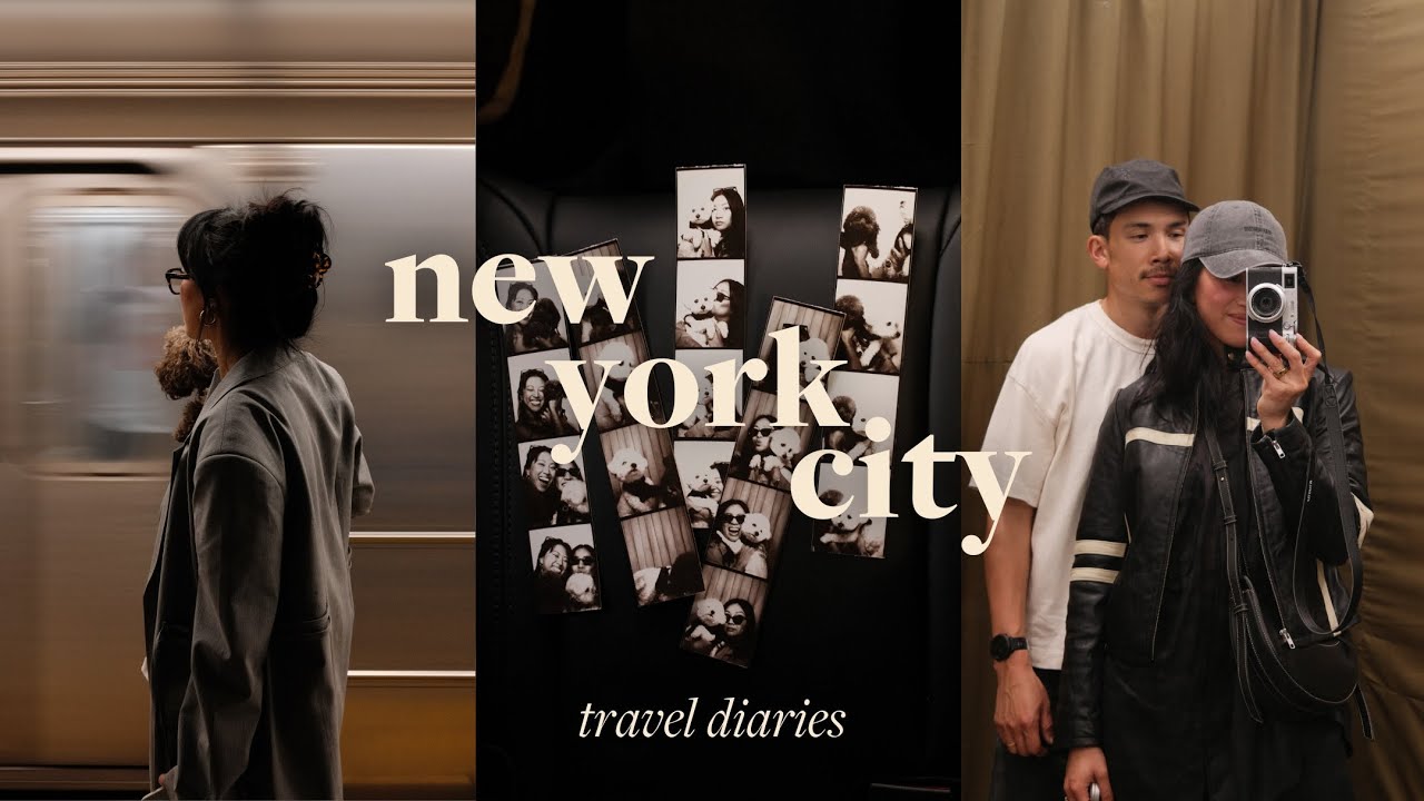 A WEEK IN NEW YORK: photo booths, central park in the summer, best slice in nyc? 🍕🗽🐶