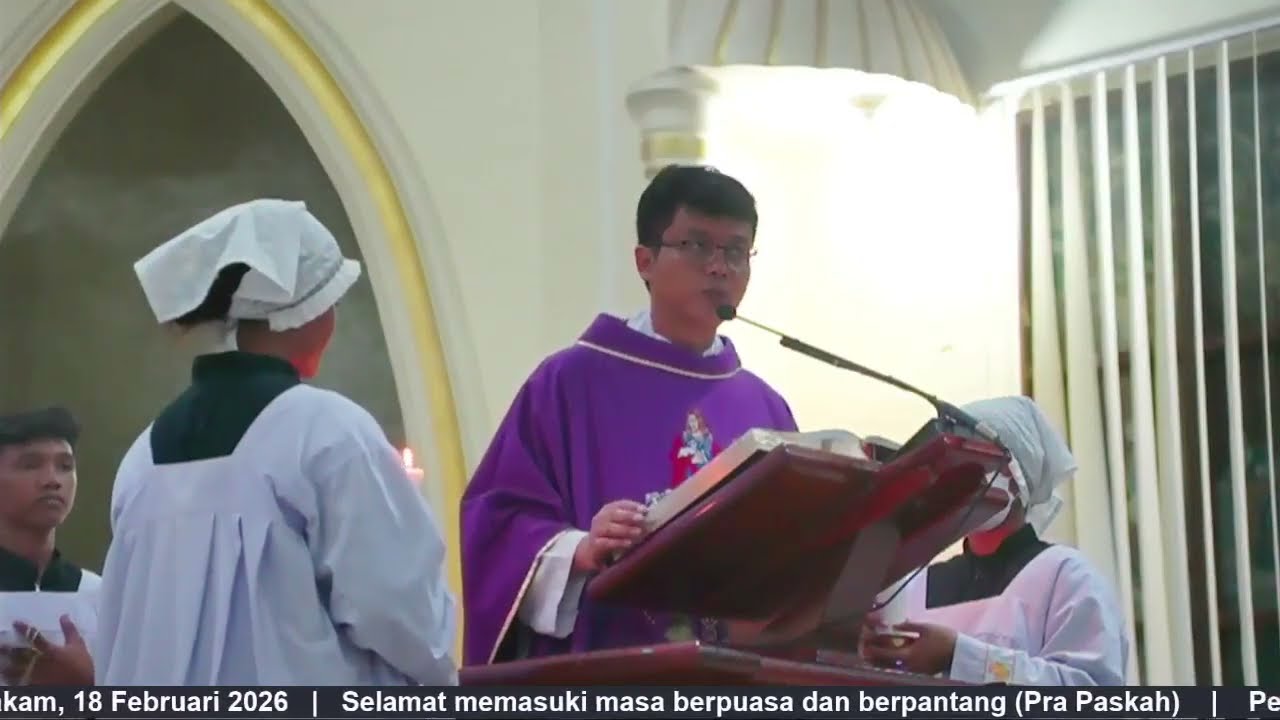 Perayaan Ekaristi Rabu Abu 2026 - RD Rafael Henra Sirait | Paroki GYB Lubuk Pakam