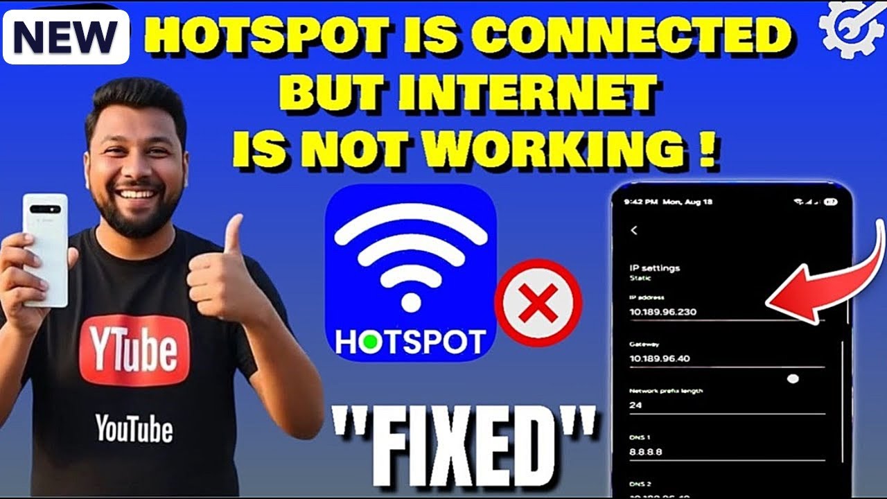 Hotspot Is Connected But Internet Is Not Working Android || Samsung Mobile Hotspot Not Working [Fix]