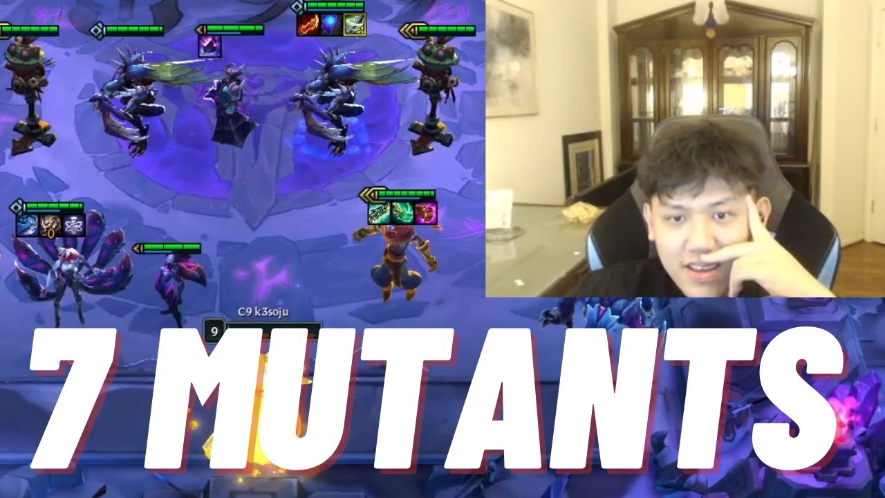 K3Soju 7 MUTANTS | Teamfight Tactics Clips