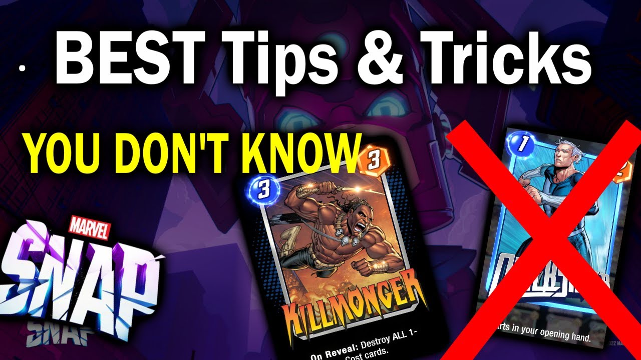 You DON'T know these 10 Tips and Tricks in MARVEL SNAP