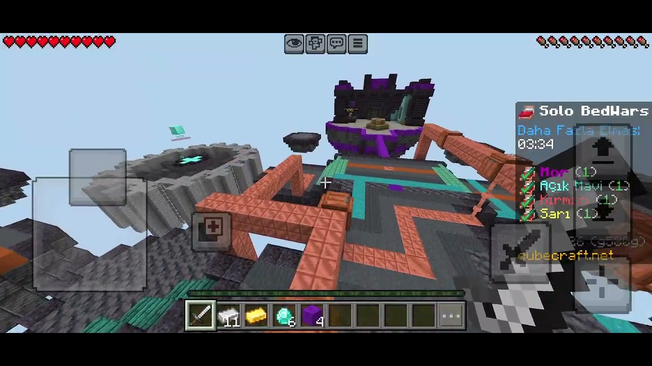 Playing Bedwars!