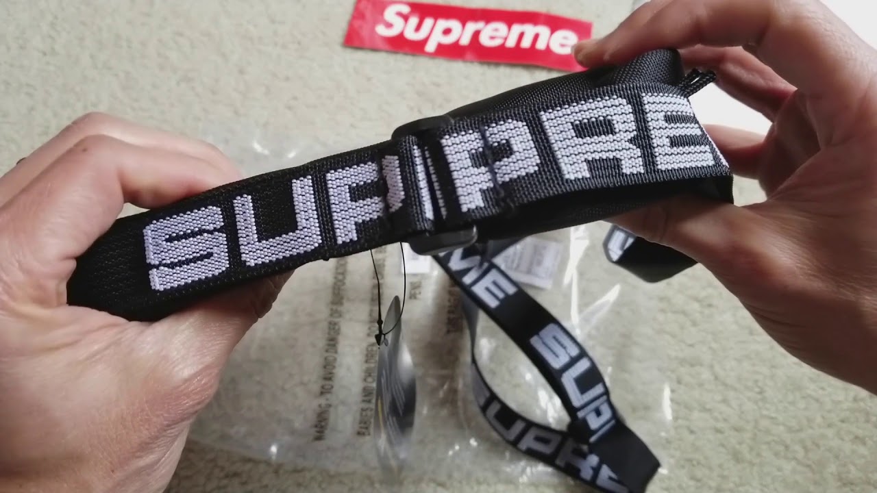 Unboxing Authentic SUPREME Black Box Logo Shoulder Bag! 3 11 18