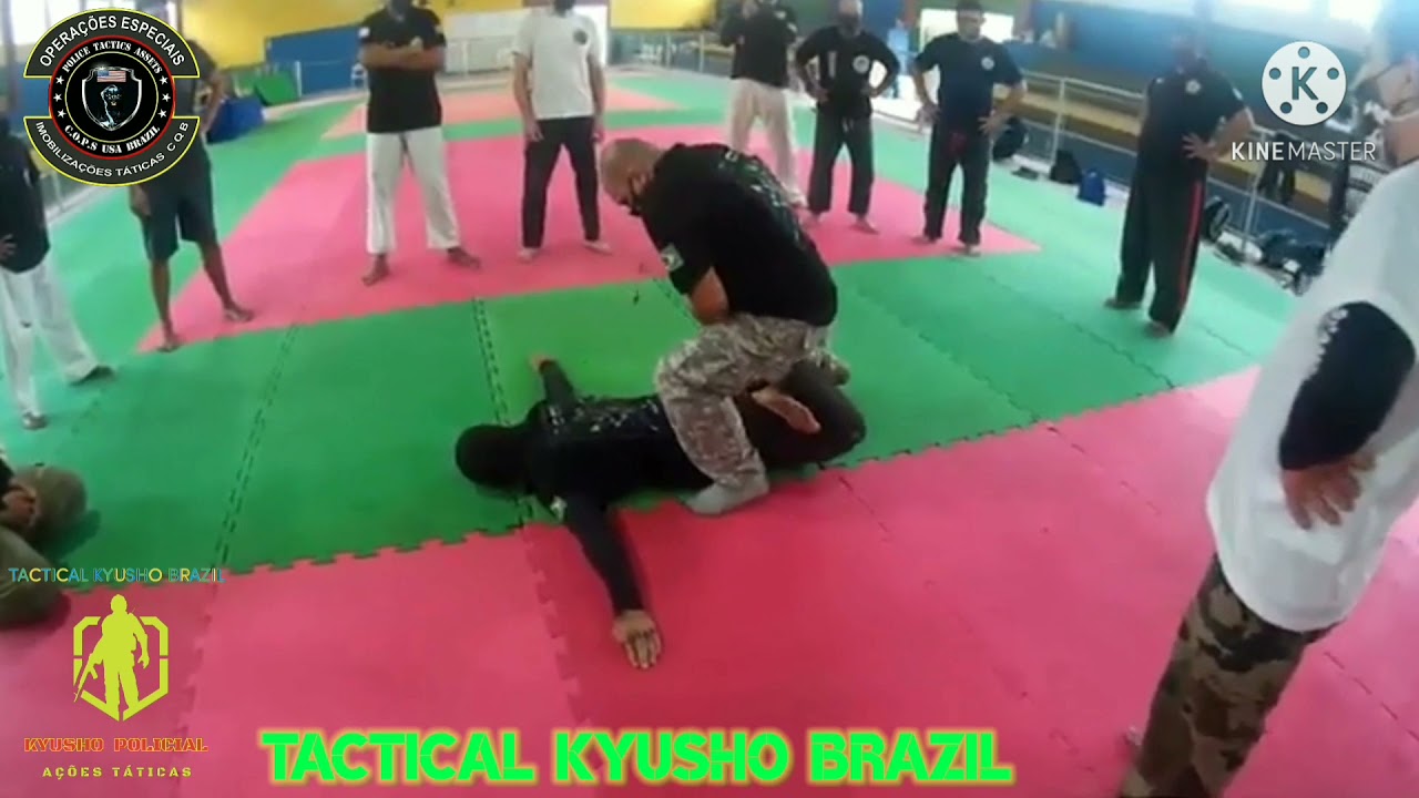 Dojô Luas Tactical kyusho/instrução em Santos SP. 2021 COPS BRASIL. PARTE 2