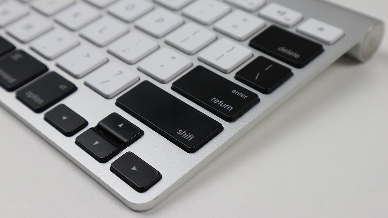 Creating a Custom Multi Coloured Apple Keyboard