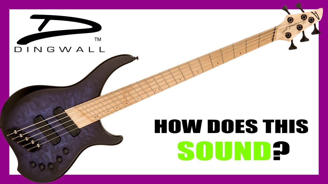 🎸 Dingwall ABZ5 🎧 sound check / sound analysis 🎧 - No talking