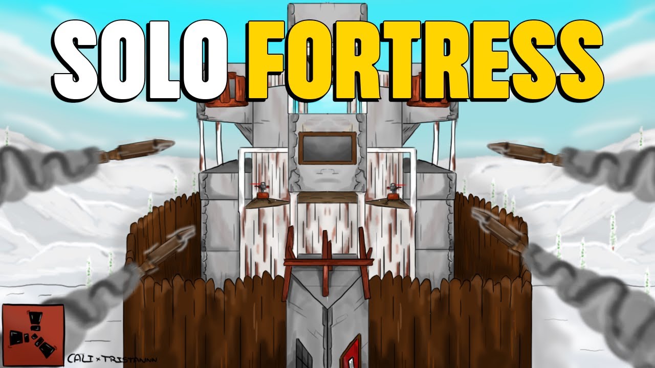 I Built the most defendable solo fortress in Rust...