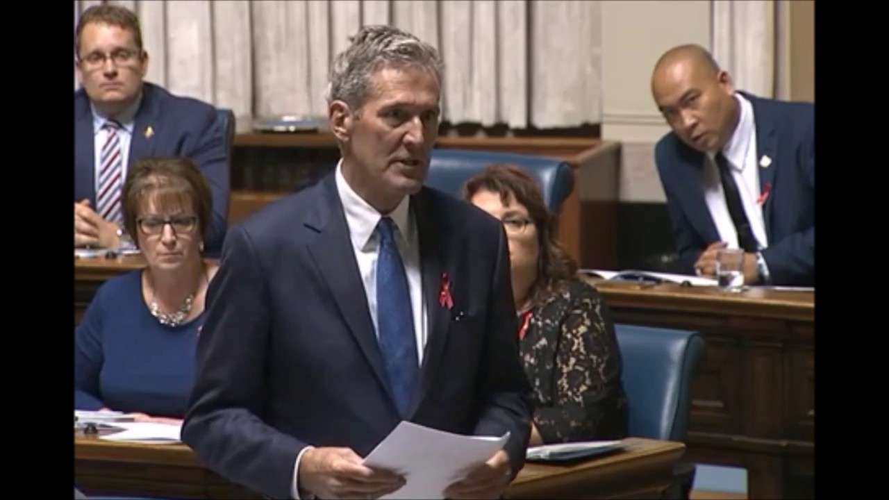 Premier Brian Pallister Pays Tribute to Wayne Deschouwer