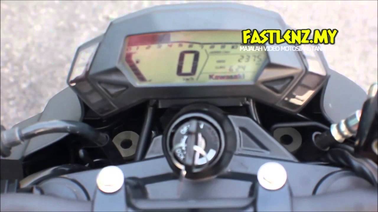 Ujipandu@Fastlenztv.my: Kawasaki Z250SL