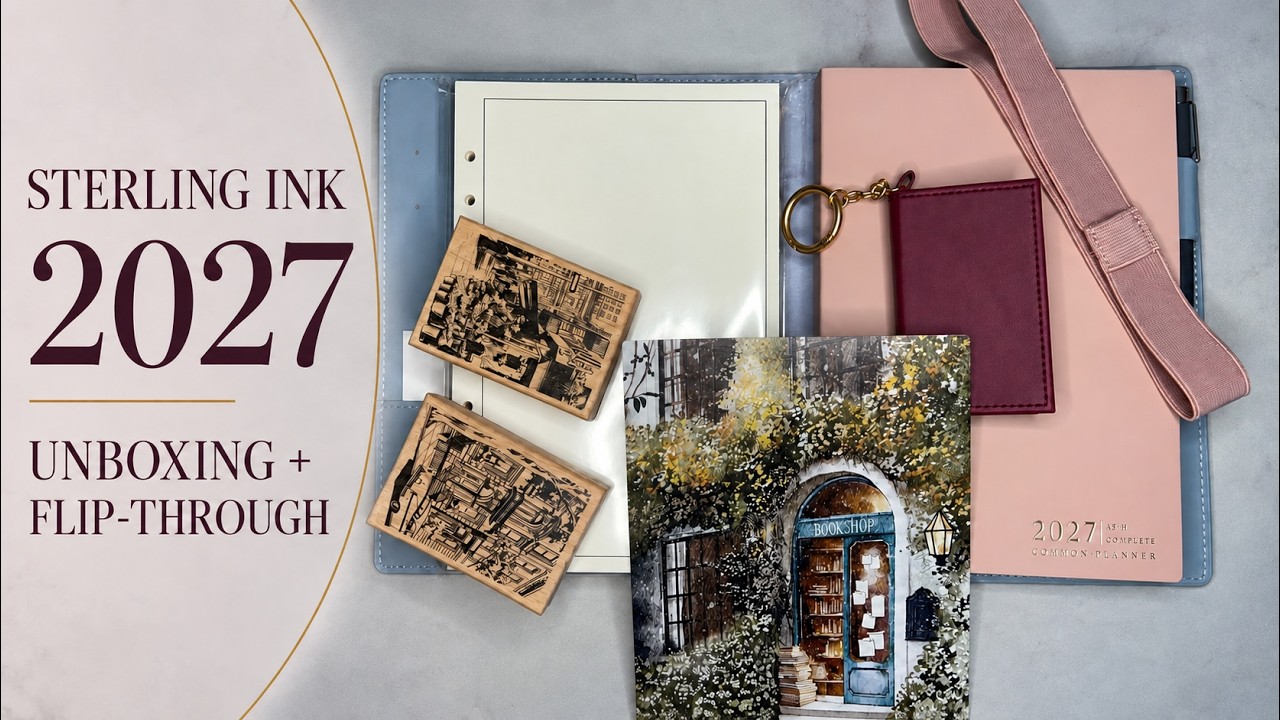 Sterling Ink 2027 | Полный планировщик, ежедневники и аксессуары | Распаковка и просмотр