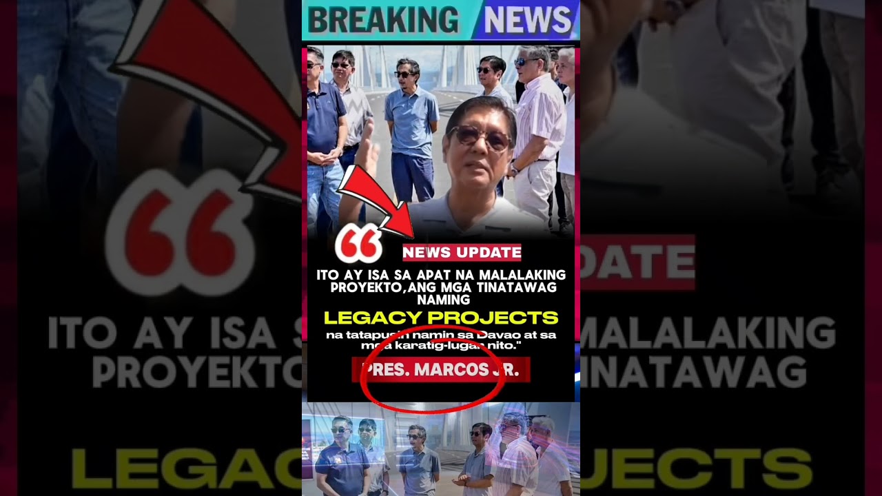 😱Bucana Bridge: Isa sa 4 na Legacy Projects ni PBBM sa Davao
