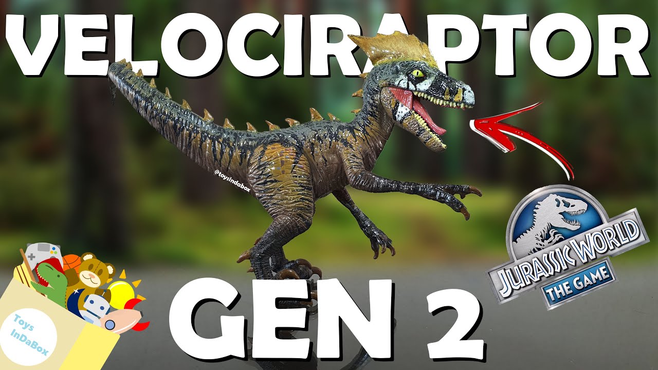 VELOCIRAPTOR GEN 2 LVL 40 | Jurassic World | Custom & Repaint | Toys InDaBox