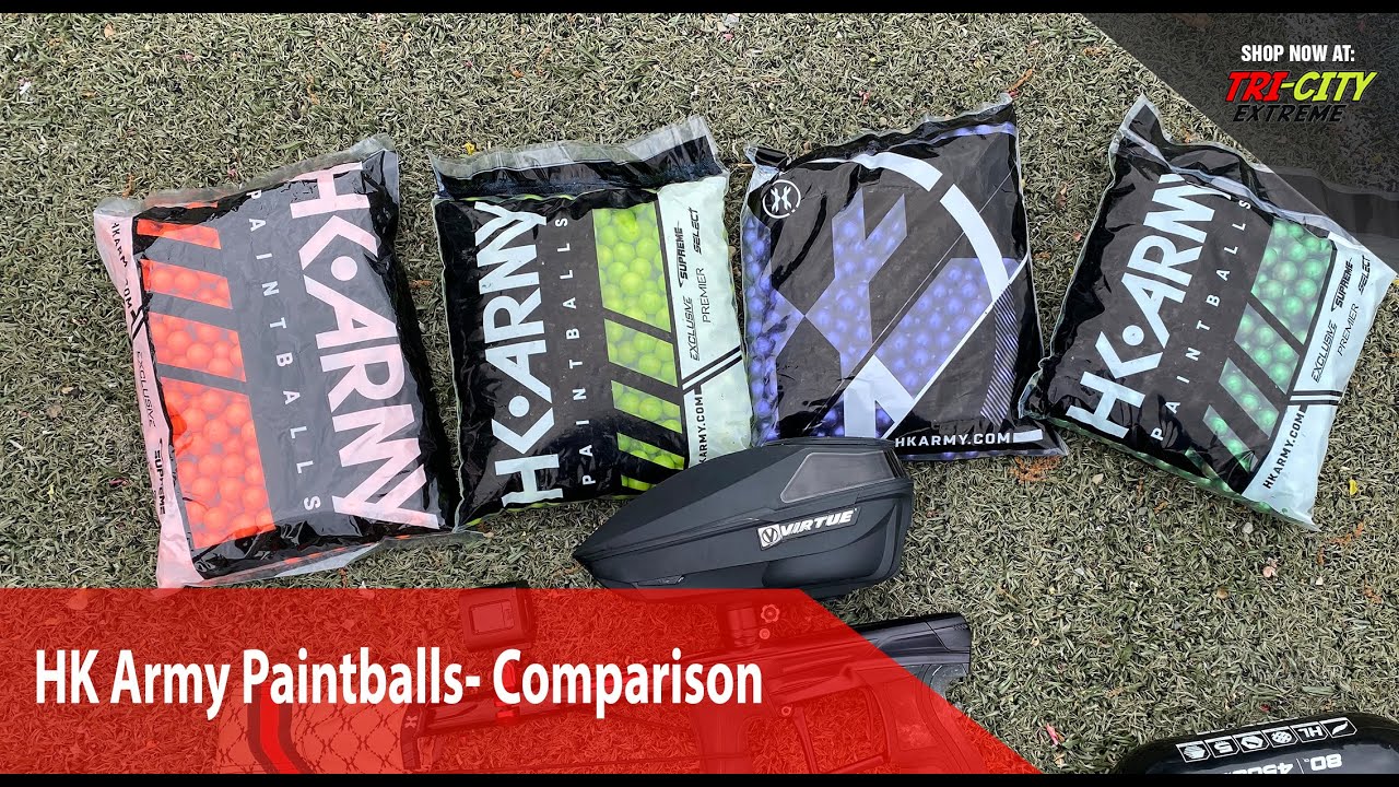 HK Army Paintball Shooting Comparison
