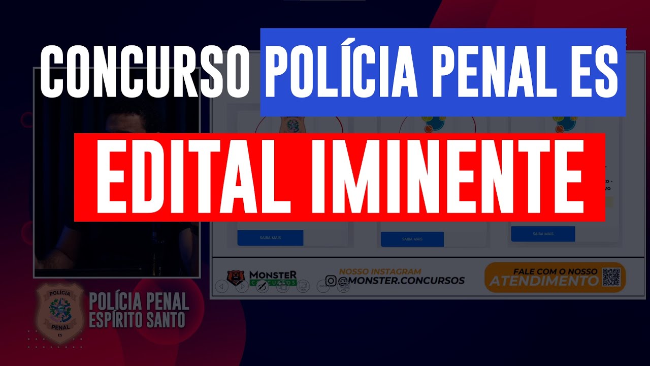 Concurso Pol&iacute;cia Penal ES e IASES 2025 | Edital PRONTO com Vagas e Sal&aacute;rios!