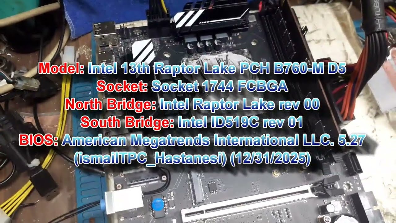 13.cü Nesil Çin Malı Anakart TEST iNCELEME/#Intel_13th_Raptor_Lake#PCH_B760_M_D5