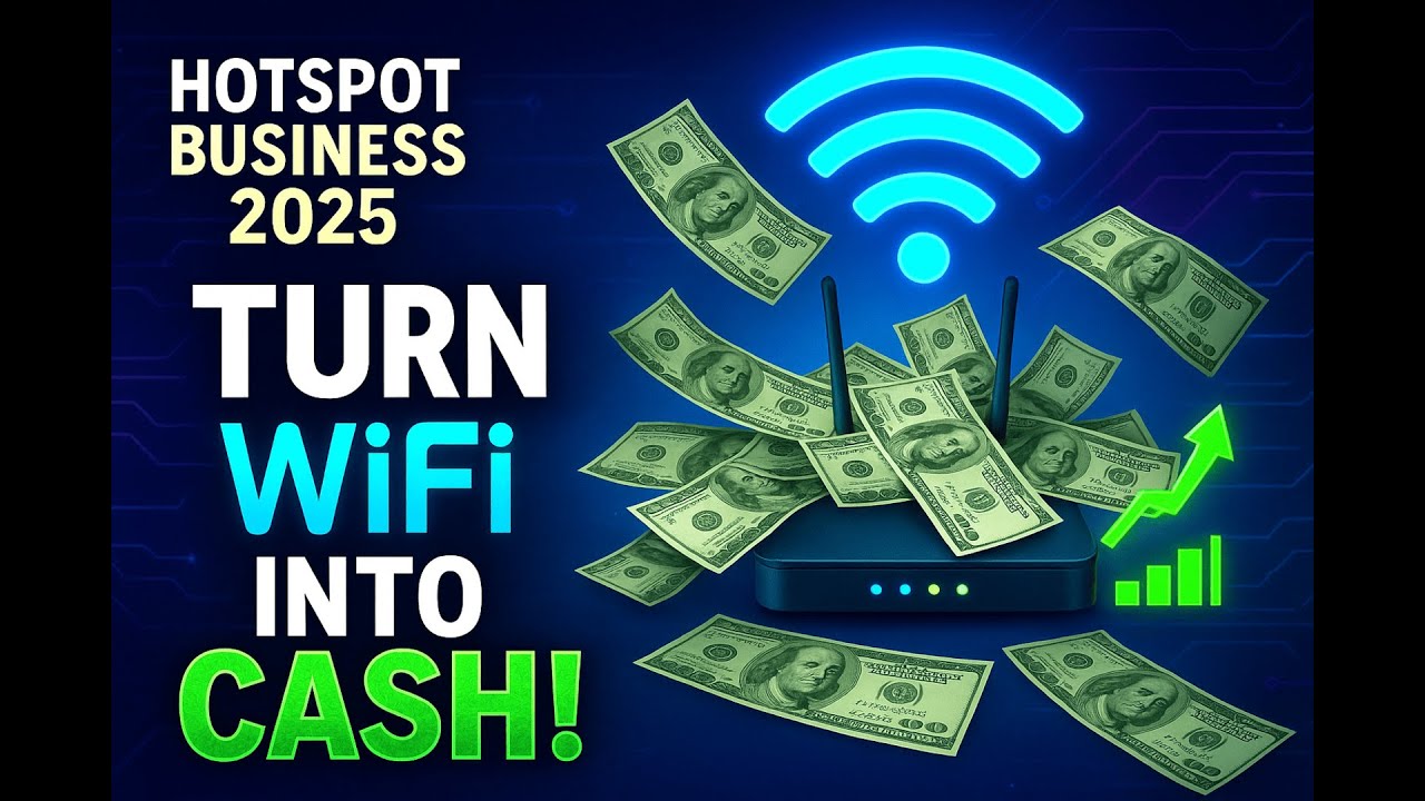 Turn Your WiFi Into Cash &ndash; Hotspot Business 2025