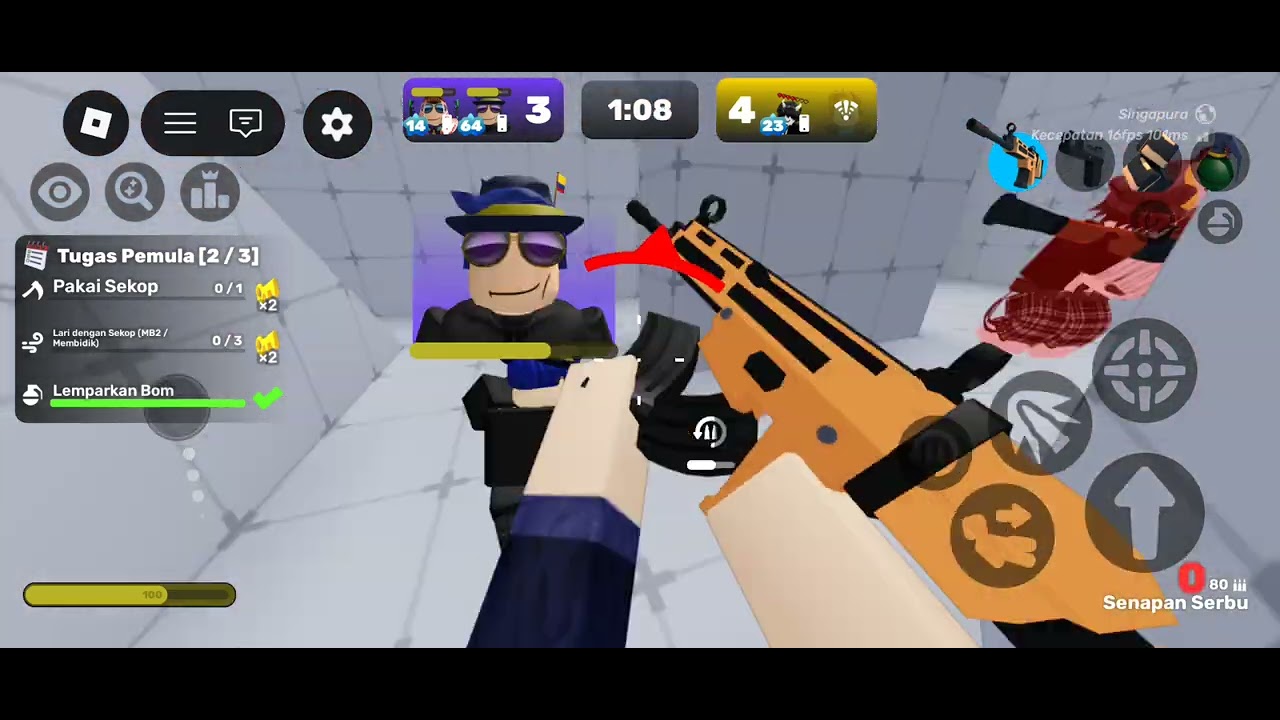 Al bermain rival #roblox 