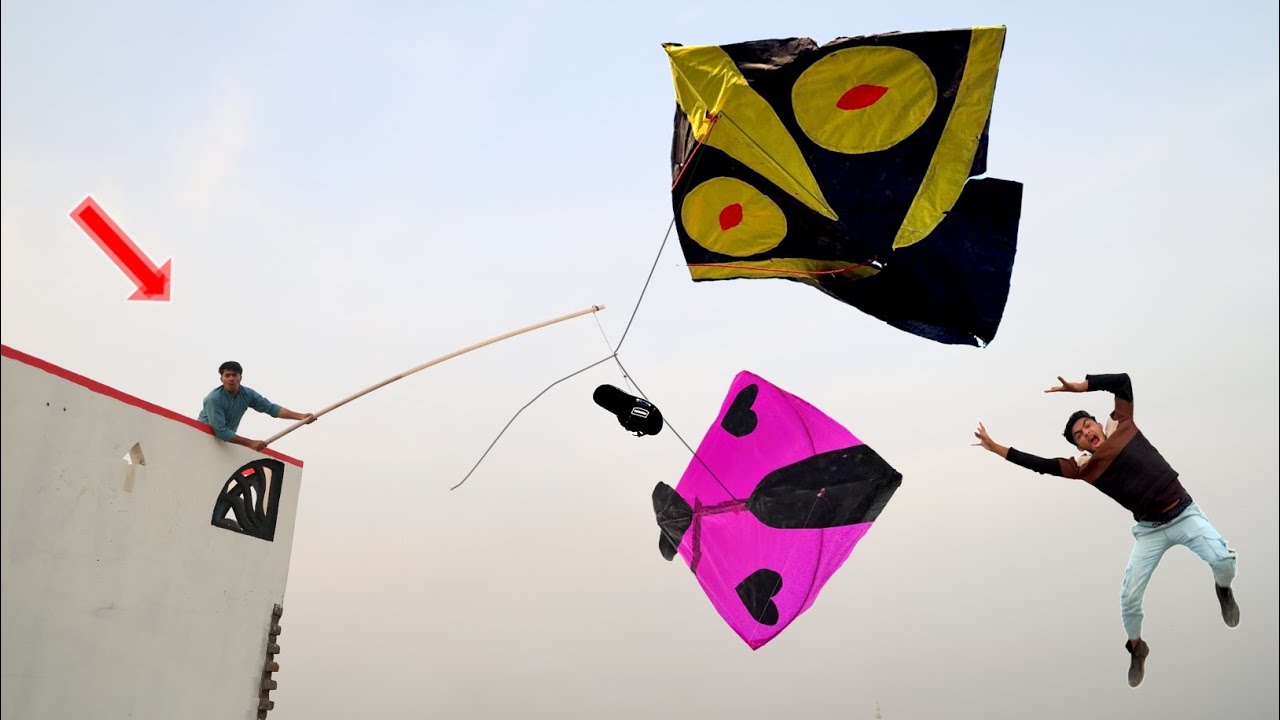 New Tricks Long Pipe Village Boys Kite Catch. Nasir 