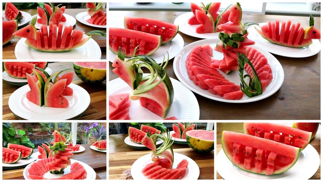 5 Watermelon Ideas Creative Food Art and Cutting Tricks