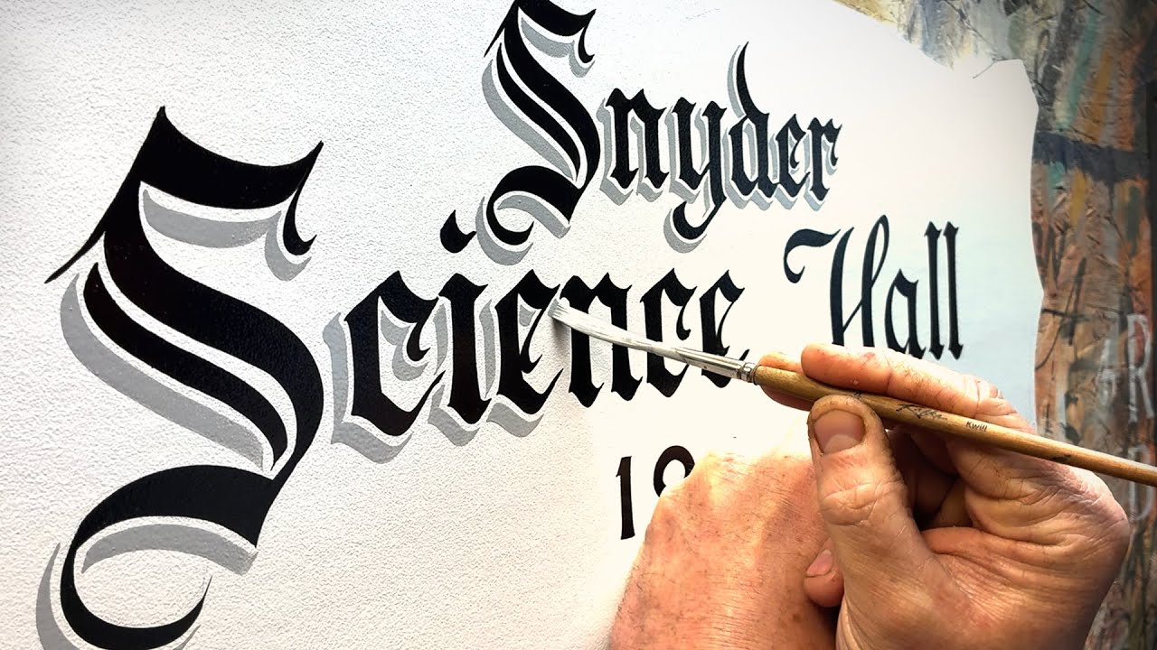 I Recreated an Old Sign Painter’s Sign Using His Original Methods