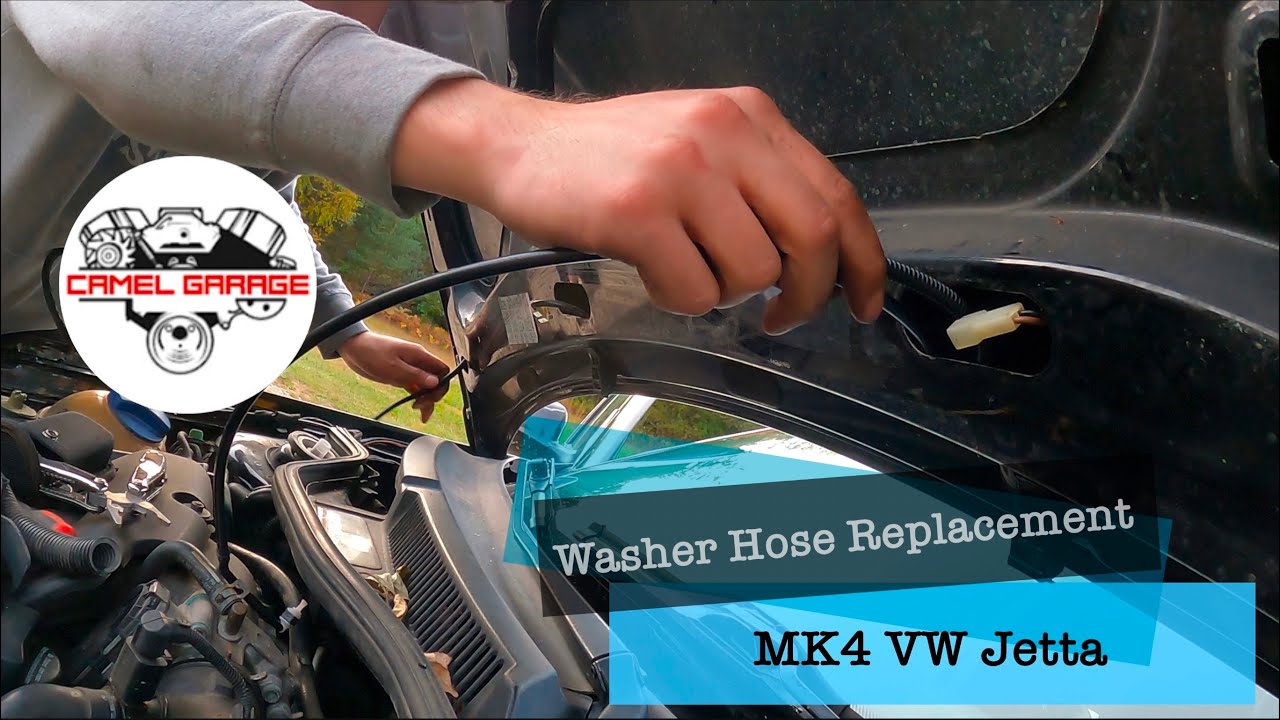 MK4 Jetta Washer Hose Replacement