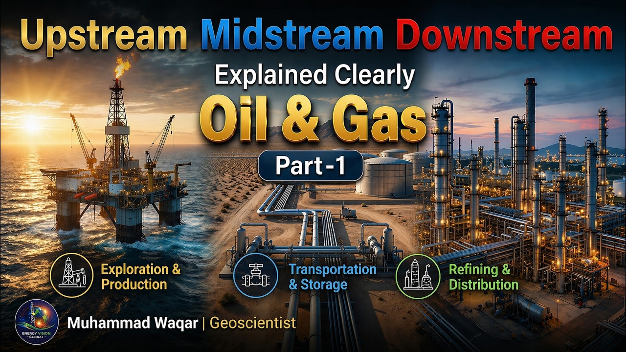 Upstream, Midstream & Downstream Oil & Gas Explained | Exploration & Transportation (Part 1)