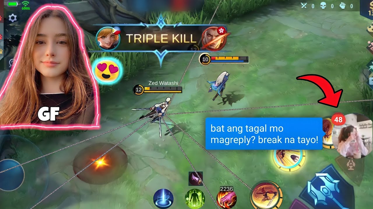 PAANO PAGSABAYIN ANG JOWA AT ML?🤣 CHATTING WHILE PLAYING! (Shocking Ending)